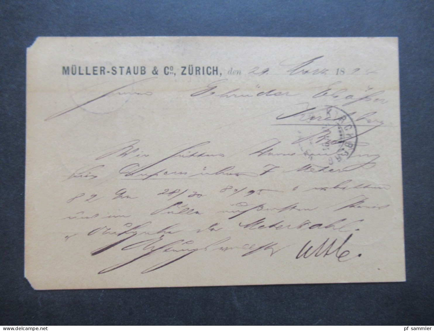 1889 - 1894 Belege Posten Schweiz Firmen PK insgesamt 40 Stück!! Bedruckte Karten / dekorative Karten / klare Stempel