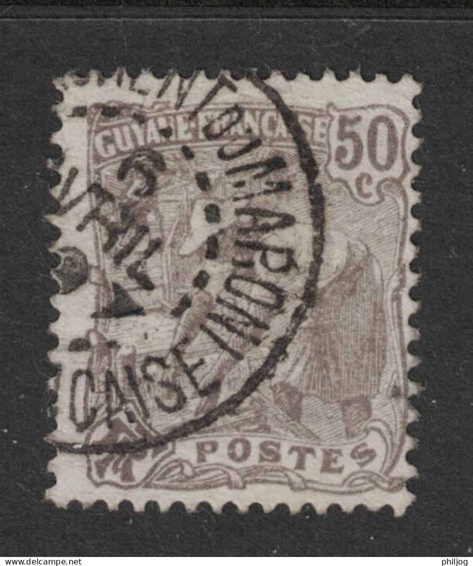 Guyane - French Guiana - Yvert 83 Oblitération SAINT-LAURENT-DU-MARONI - Scott#68 - Oblitérés