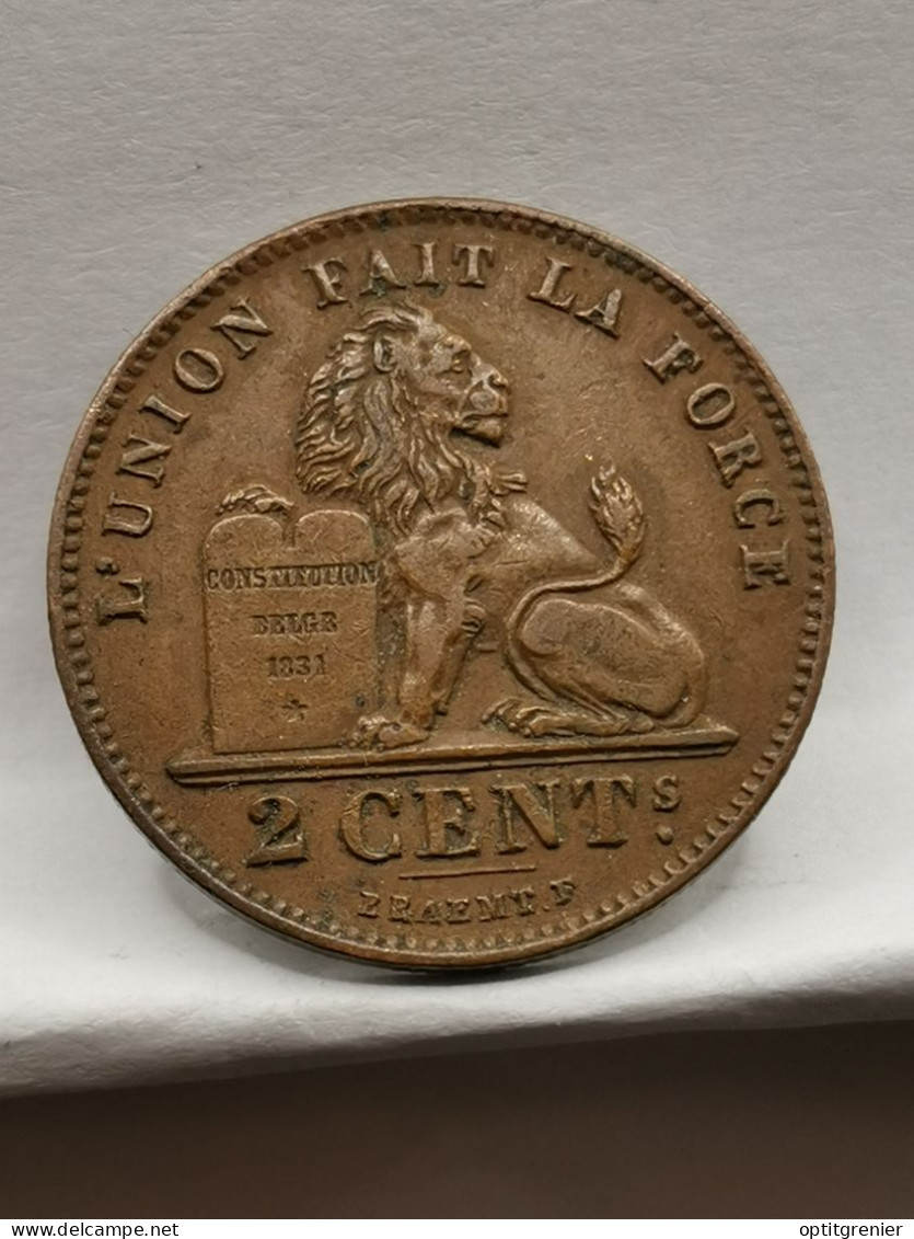 2 CENTIMES 1902 LEOPOLD II EN FRANCAIS BELGIQUE / BELGIUM - 2 Cents