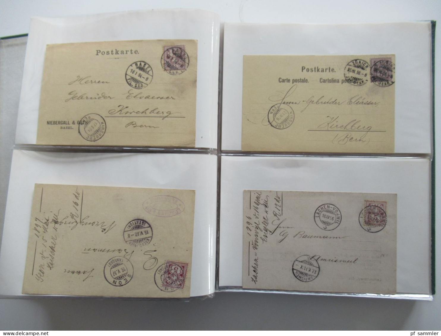 1888 - 1920er Belege Posten Schweiz Firmen PK insgesamt 120 Stück!! Bedruckte Karten / dekorative Karten/ Fundgrube!!