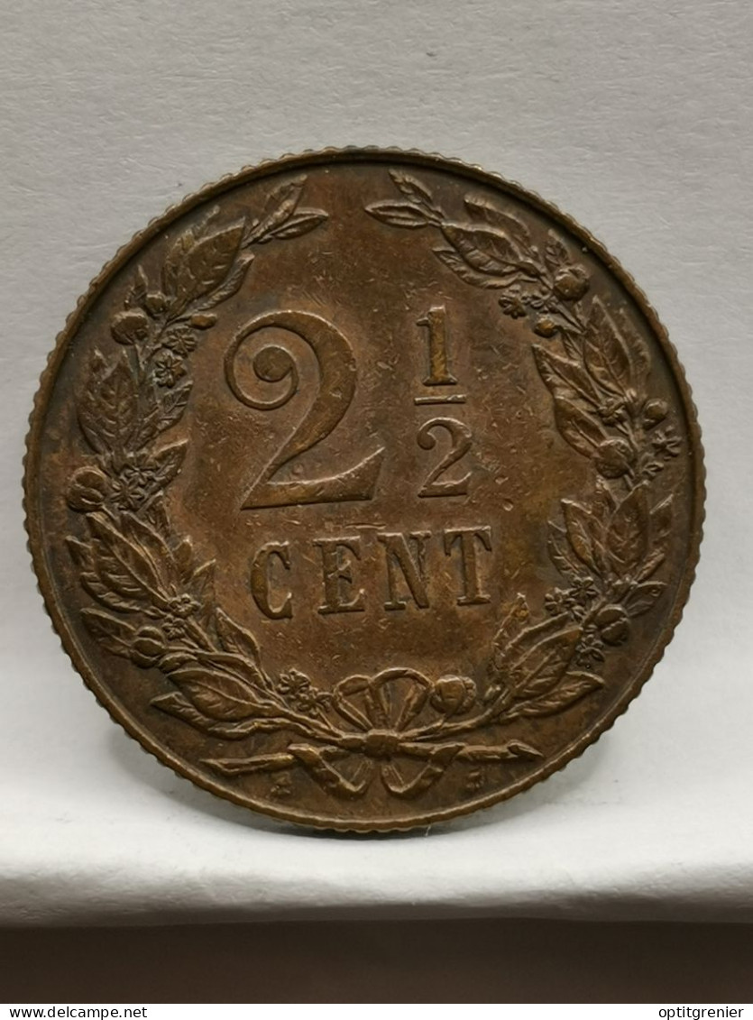 2 1/2 CENTS 1906 WILHELMINA PAYS BAS / NEDERLAND - 2.5 Cent