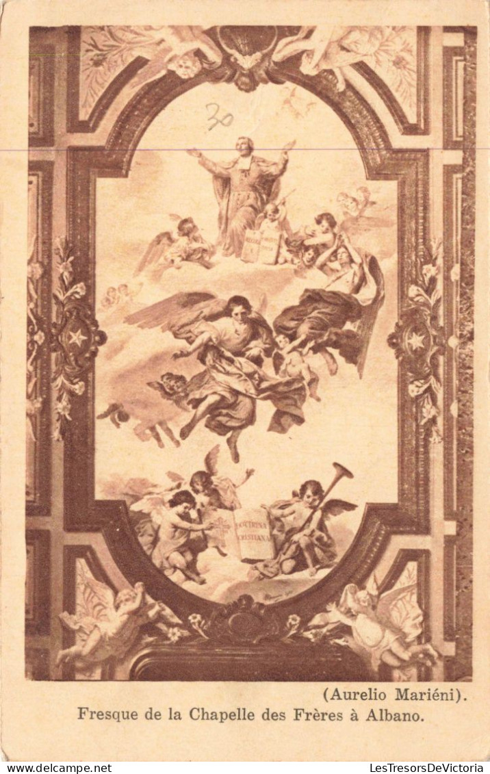 ITALIE - Albano - Fresque De Le Chapelle Des Frères à Albano - Carte Postale Ancienne - Autres & Non Classés