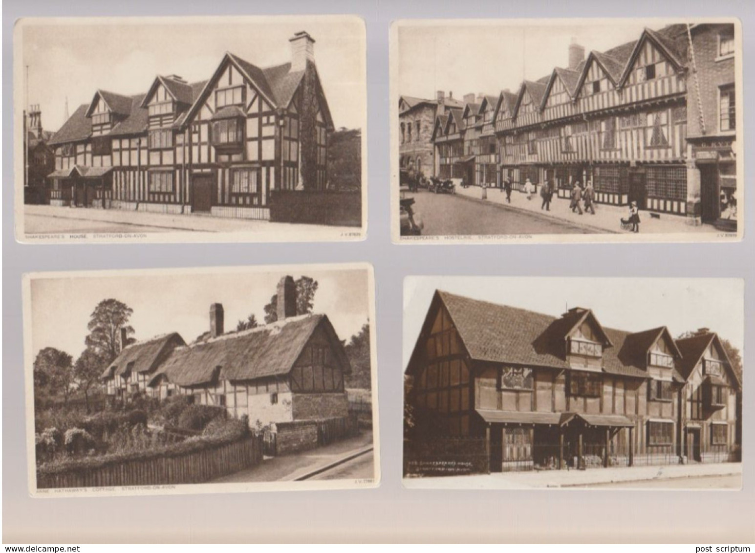 Royaume-Uni - Angleterre - Stratford Upon Avon - Shakespeare's House - 12 Cartes - Stratford Upon Avon