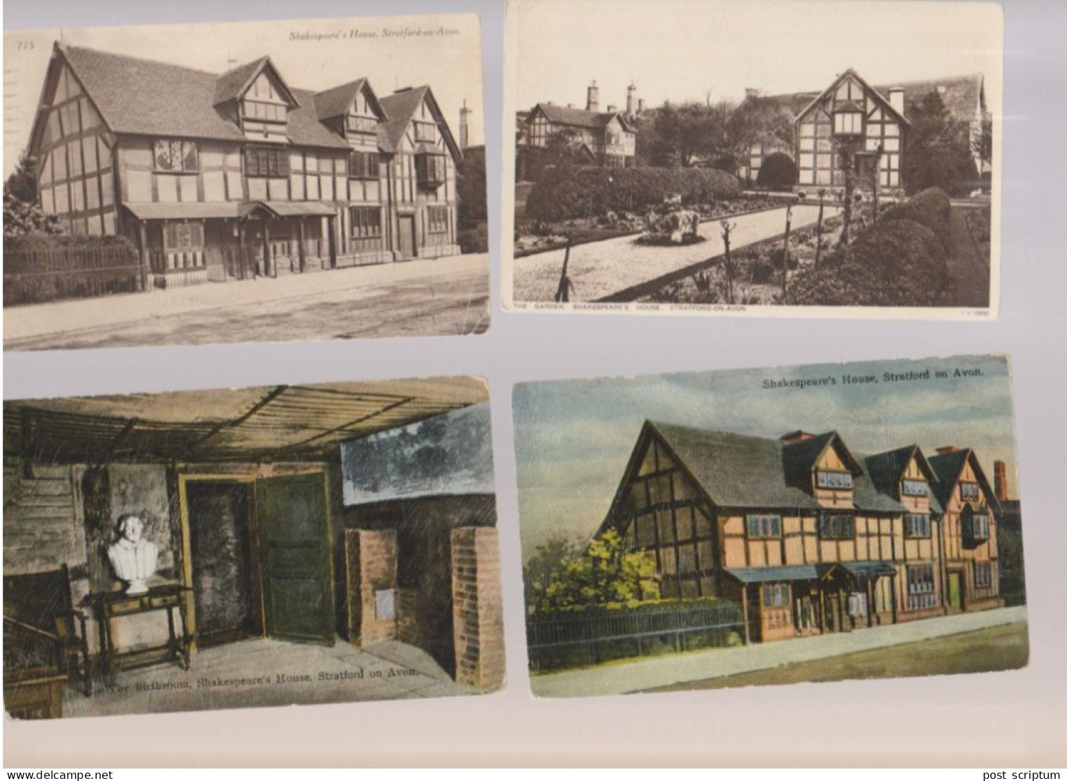 Royaume-Uni - Angleterre - Stratford Upon Avon - Shakespeare's House - 12 Cartes - Stratford Upon Avon