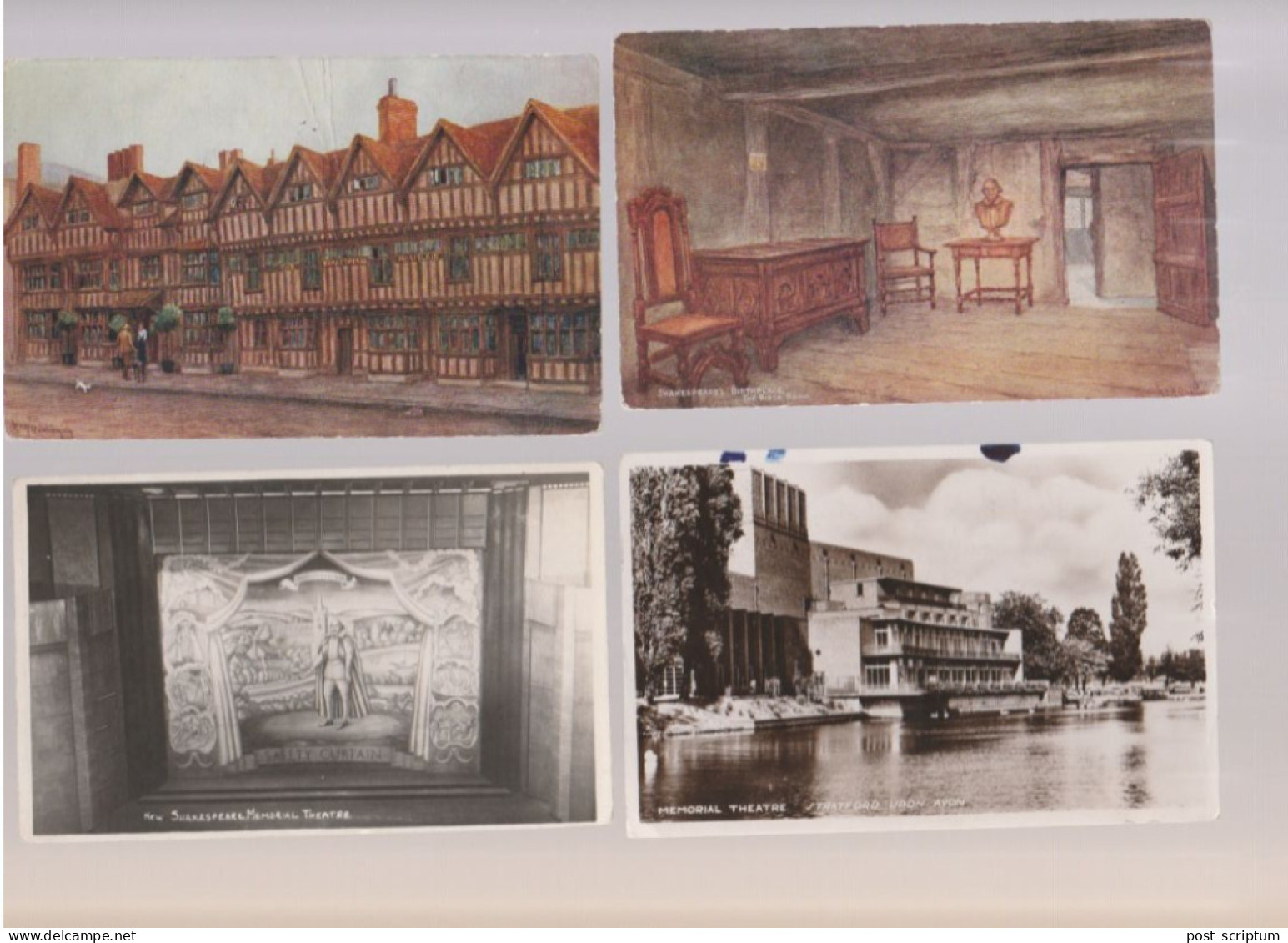 Royaume-Uni - Angleterre - Stratford Upon Avon - Shakespeare's House - 12 Cartes - Stratford Upon Avon