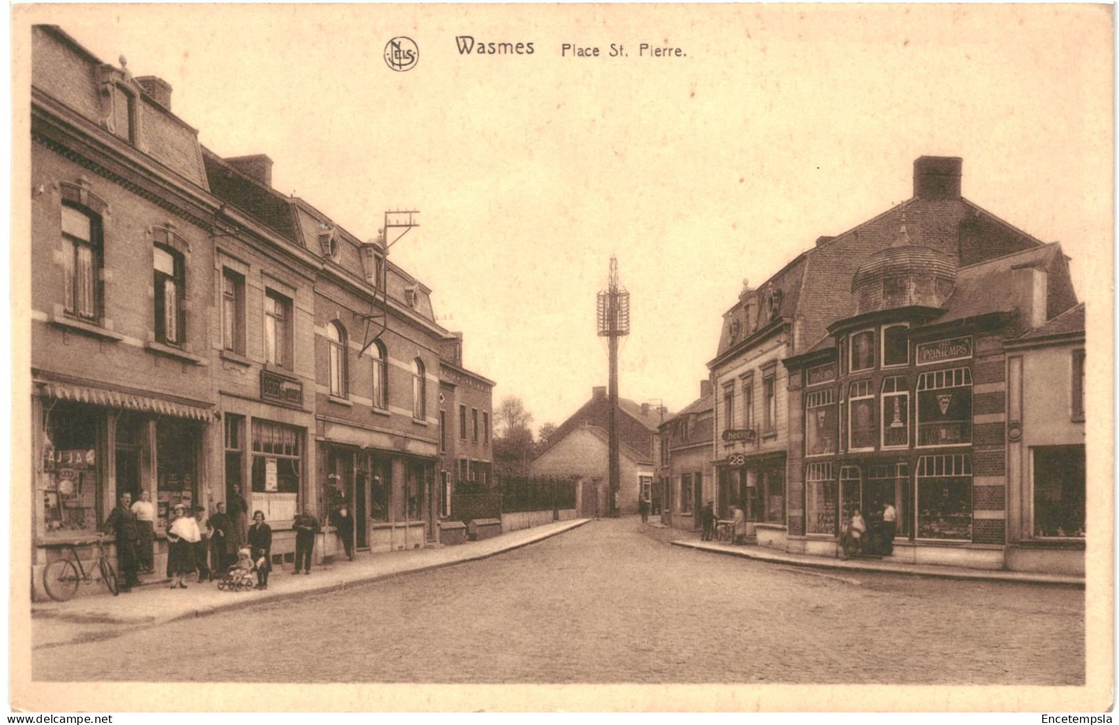 Carte Postale Belgique  Wasmes Place Saint Pierre VM72259ok - Colfontaine