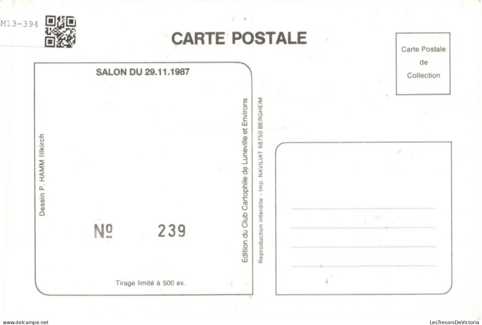 ILLUSTRATEUR - Lunéville - Salon - Colorisé - Carte Postale Ancienne - Other & Unclassified