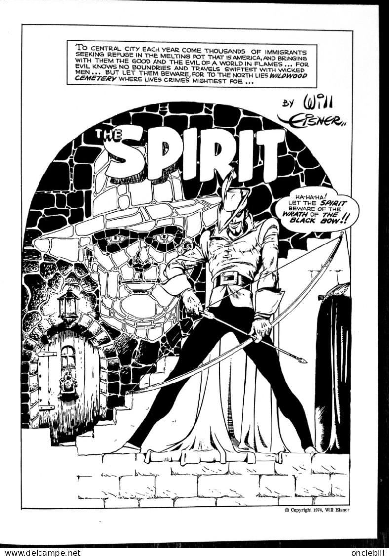 WILL EISNER The Spirit Coloring Book 1974 Très Bon état - Autres Éditeurs