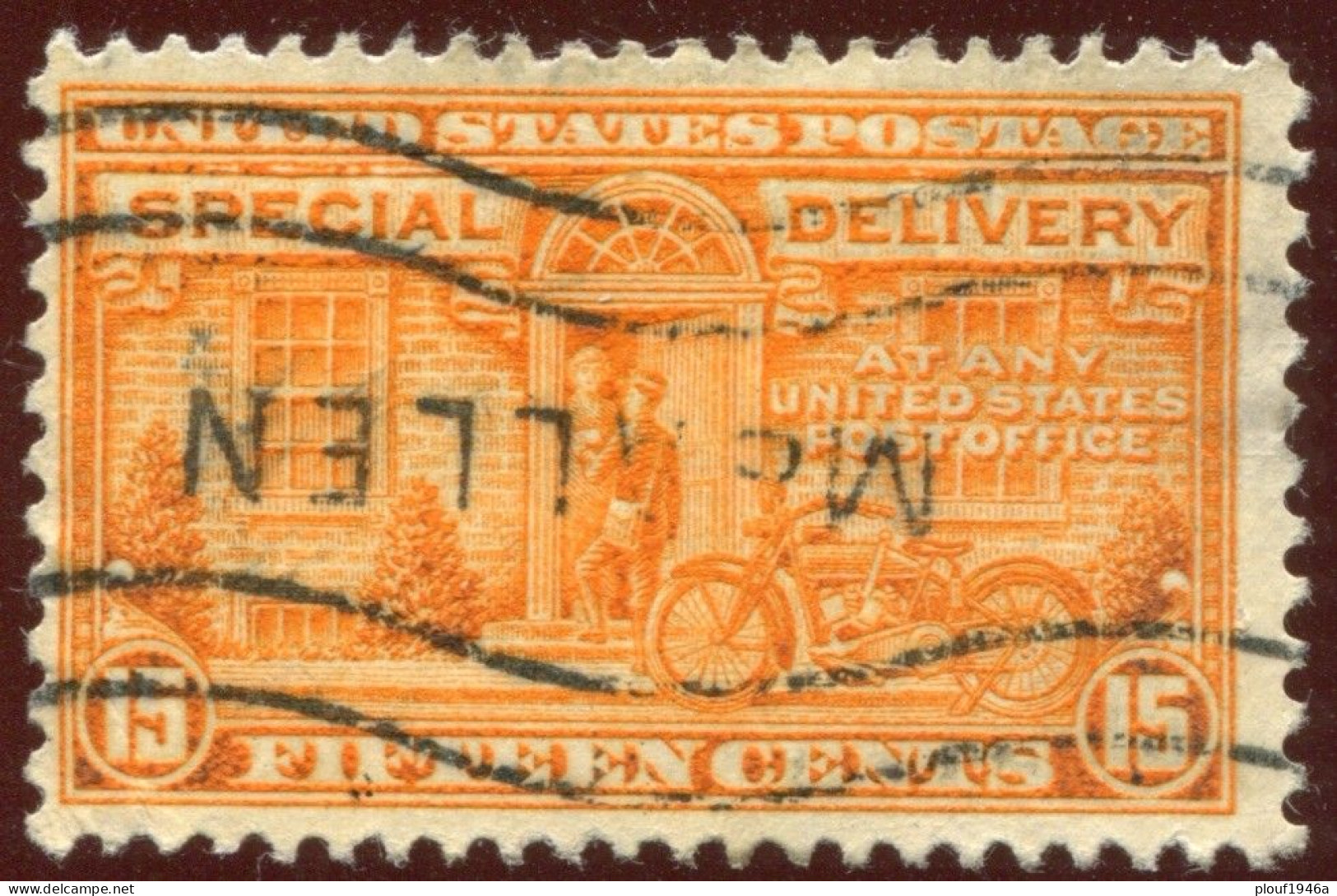 Pays : 174,1 (Etats-Unis)   Yvert Et Tellier N° : Exp   10 A (o)  Special Delivery - Expres & Aangetekend