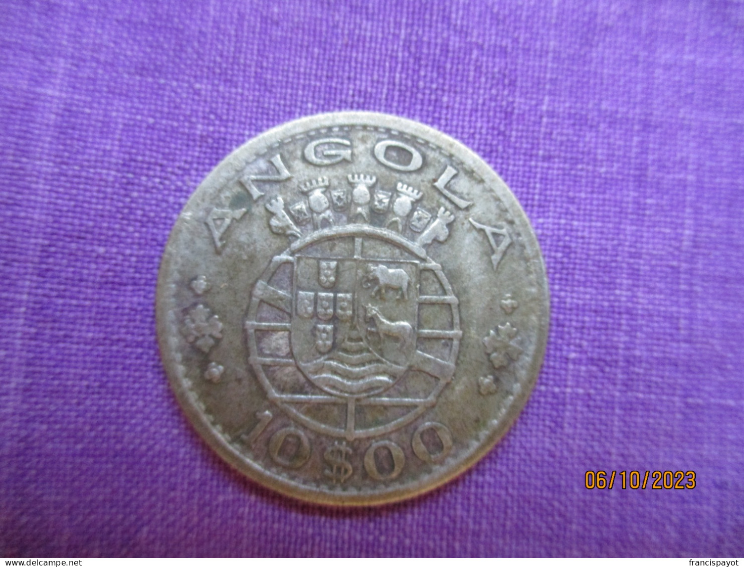 Angola: 10 Escudos 1952 - Angola