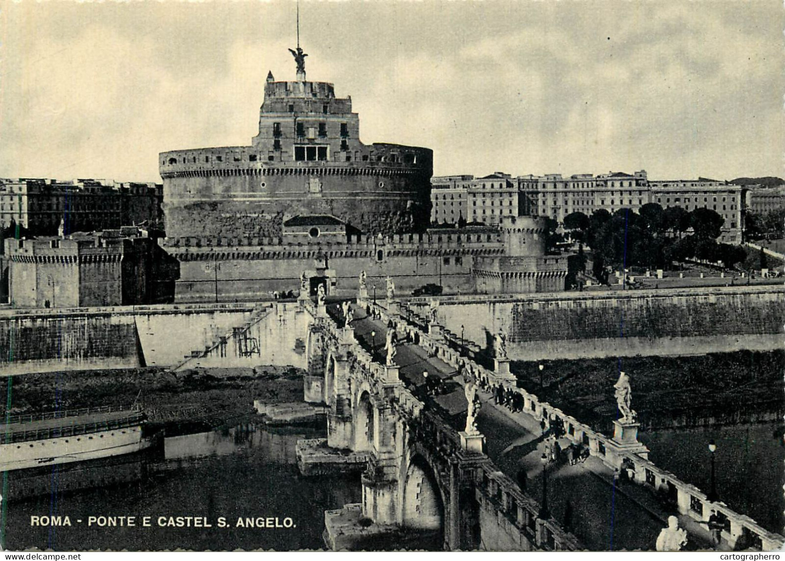 Italy Roma Ponte E Castel S. Angelo - Castel Sant'Angelo