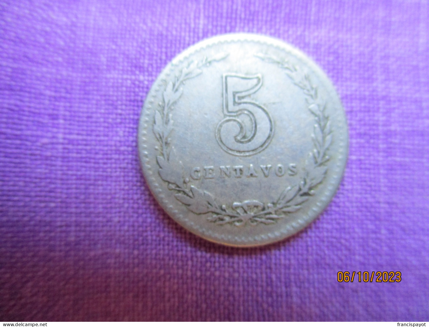 Argentina: 5 Centavos 1899 - Argentine