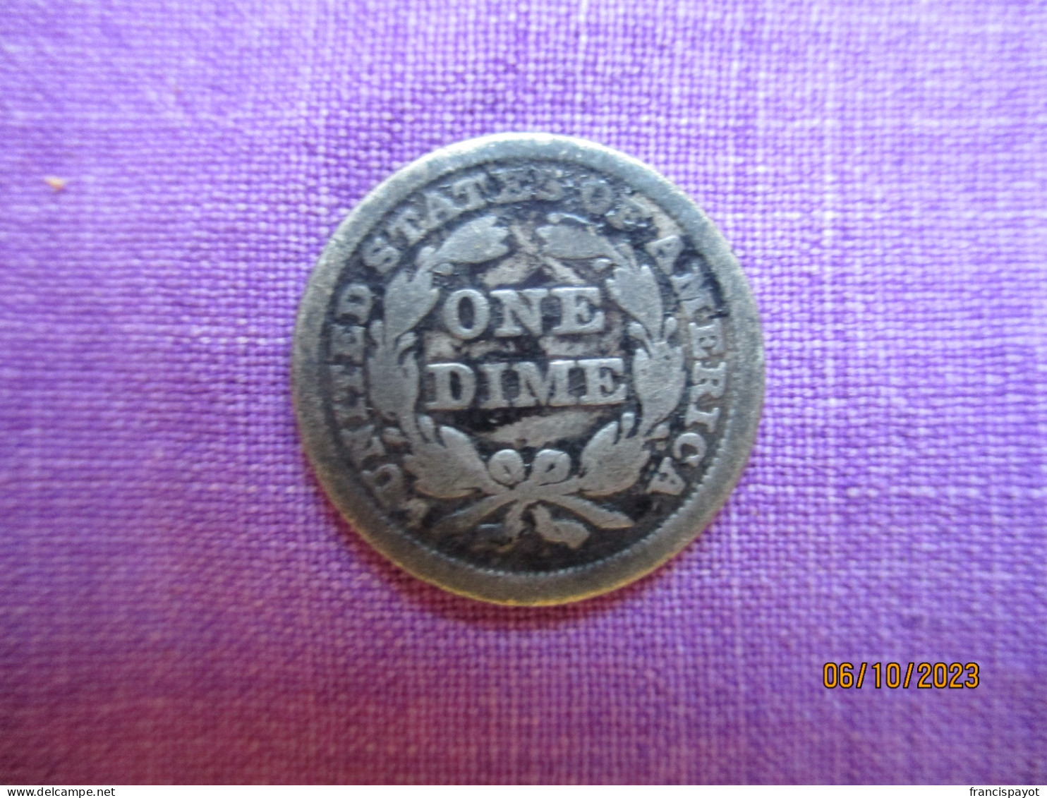 USA Dime 1849 (silver) - 1837-1891: Seated Liberty