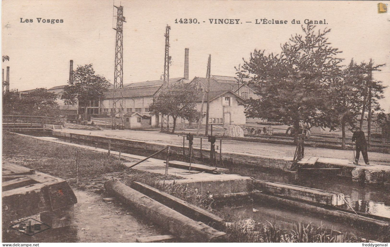 VINCEY L, ECLUSE DU CANAL - Vincey