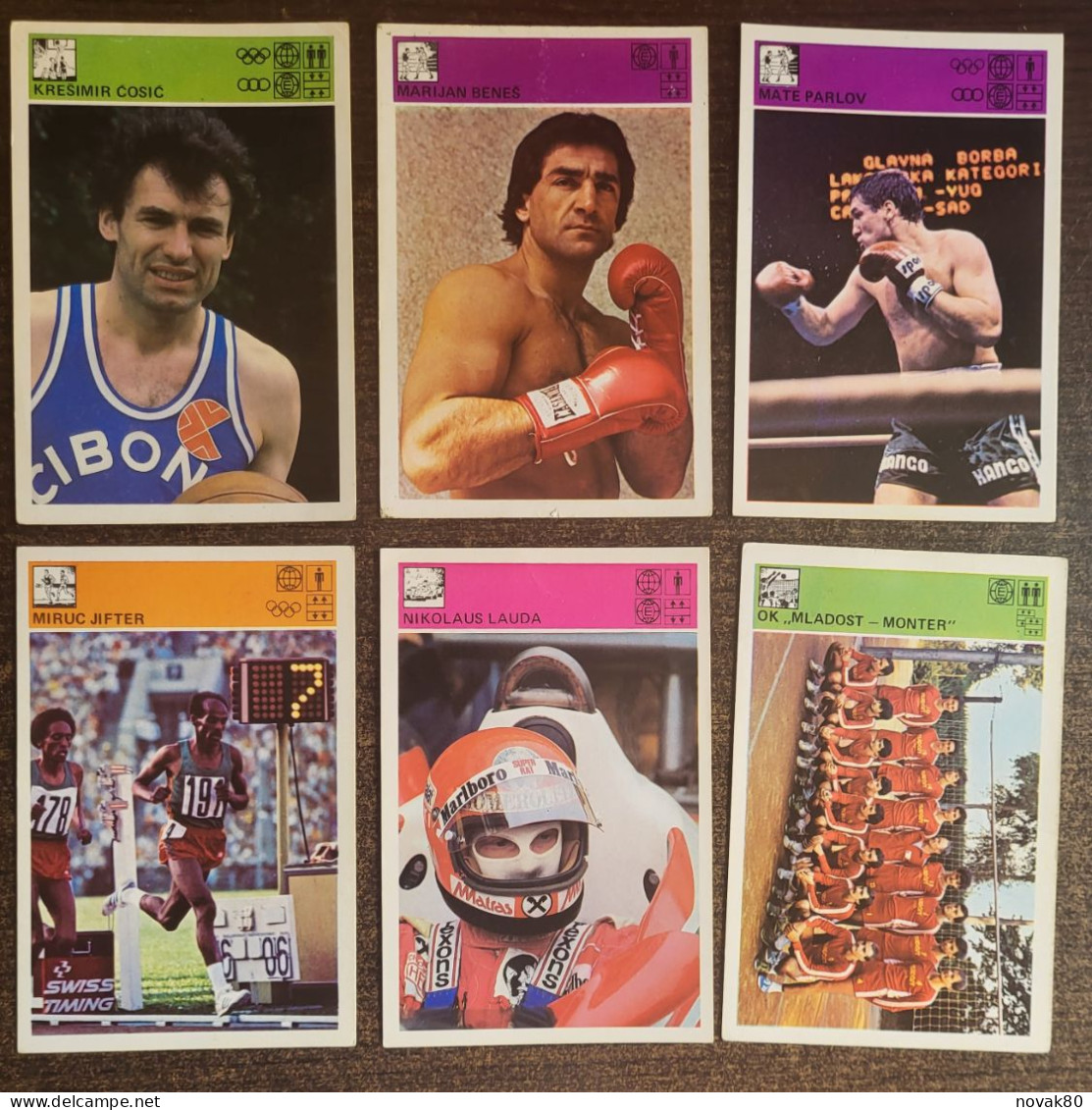 All Sports - Trading Card From Ex Yugoslavia  "SVIJET SPORTA" - SERIES XI / 1980. Total 27 Cards, Pele,Evert,Cosic, - Otros & Sin Clasificación