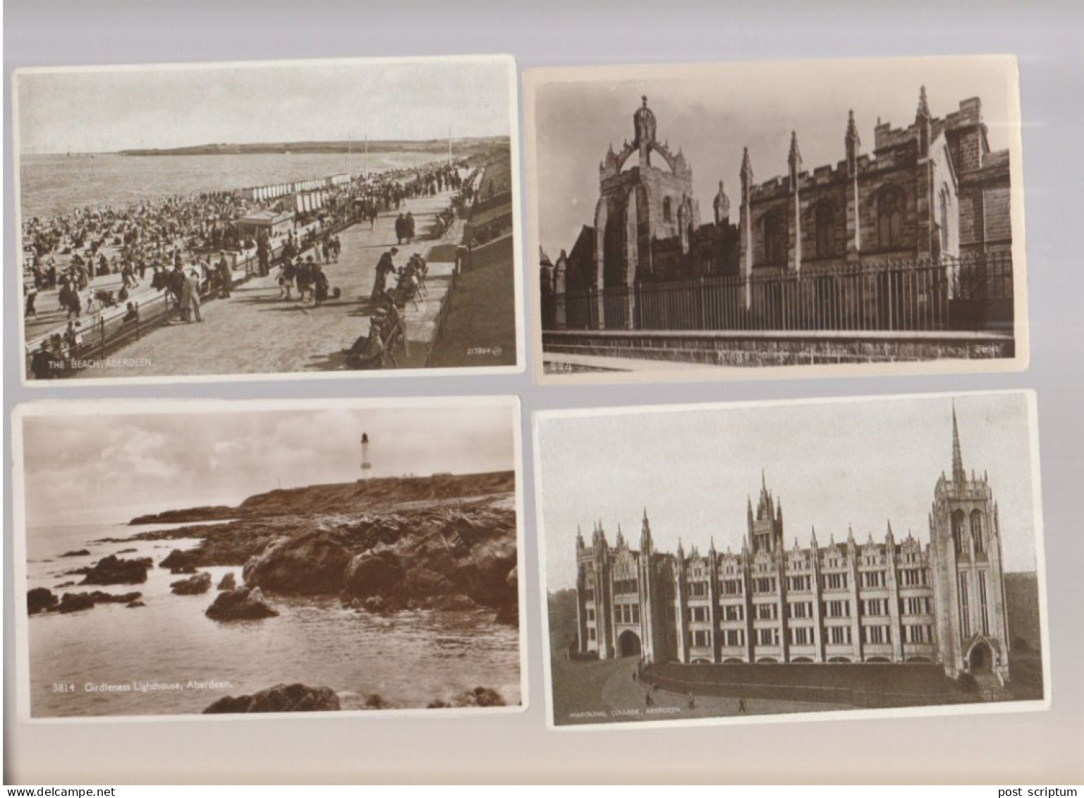 Royaume-Uni - Ecosse - Aberdeen - 7 Cartes - Aberdeenshire