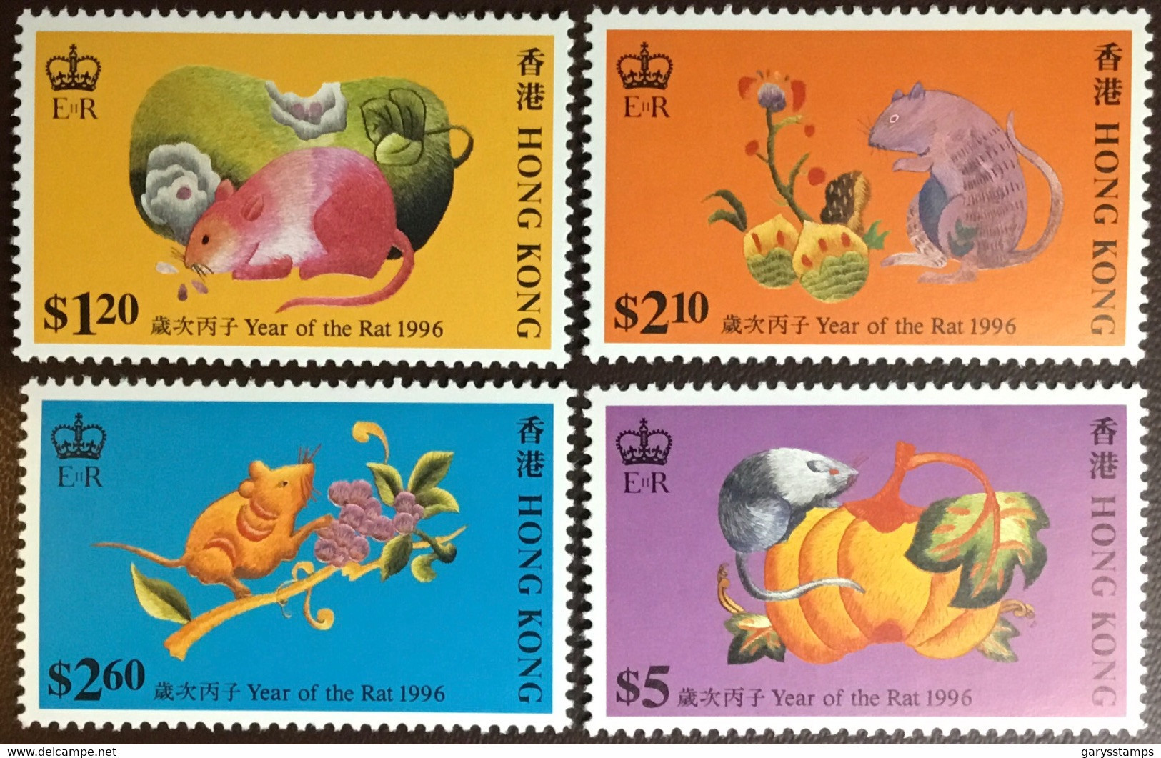 Hong Kong 1996 New Year Of The Rat MNH - Otros & Sin Clasificación