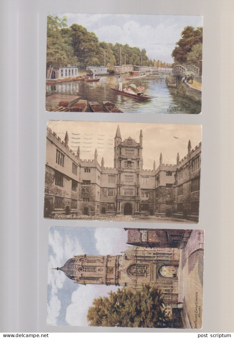 Royaume-Uni - Angleterre - Oxford - 3 Cartes - Oxford