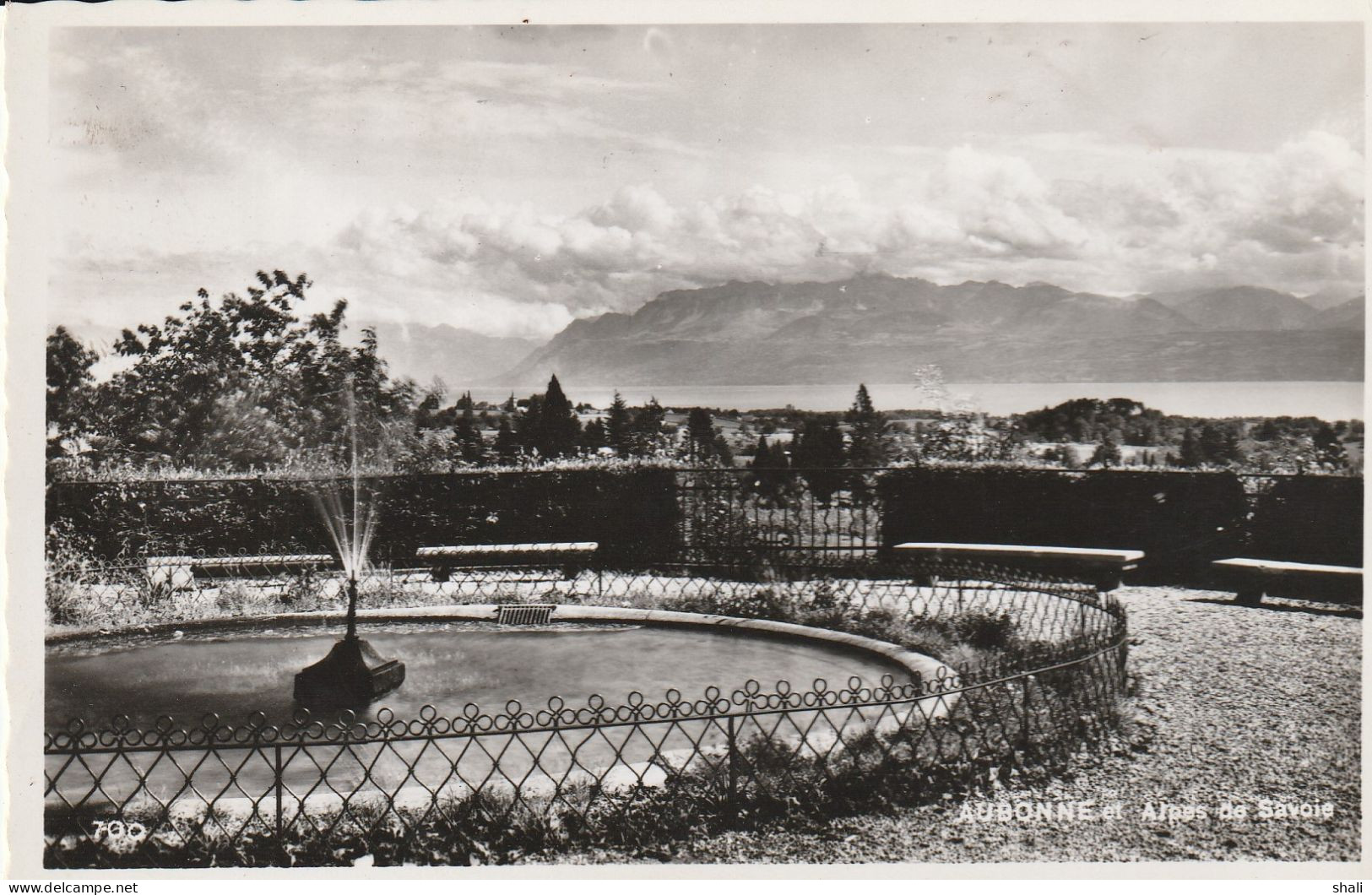 CPSM AUBONNE ET ALPES DE SAVOIE - Aubonne