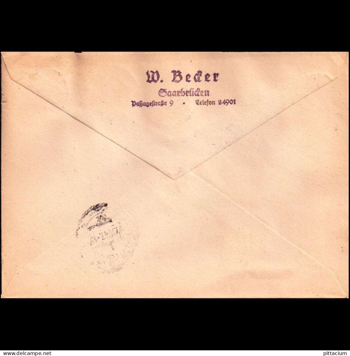 Alleiierte Besetzung 1947: Brief / Einschreibebrief | Portostufen, MIF Fr. Zone | Saarbrücken, Stuttgart - Libia