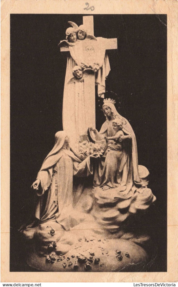 FRANCE - Lisieux - La Chapelle Des Carmélites - Groupe Sculpté Dominant Le Maître Autel - Carte Postale Ancienne - Lisieux