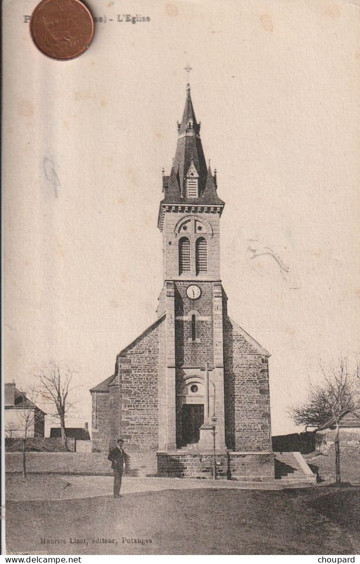 61 - Carte Postale Ancienne De PUTANGES   L'Eglise - Putanges