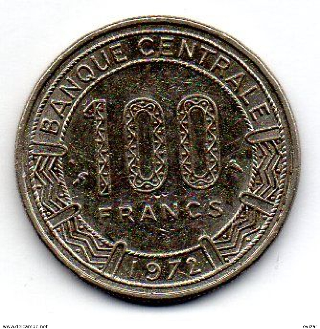 CONGO - DEMOCRATIC REPUBLIC, 100 Francs, Nickel, Year 1972, KM # 1 - Congo (Republiek 1960)