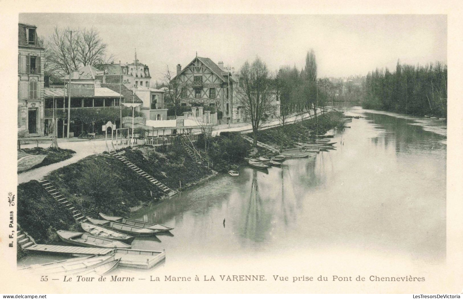 FRANCE - Le Tour De Marne - La Marne à La Varenne - Vue Prise Du Pont De Chennevières - Carte Postale Ancienne - Chennevieres Sur Marne