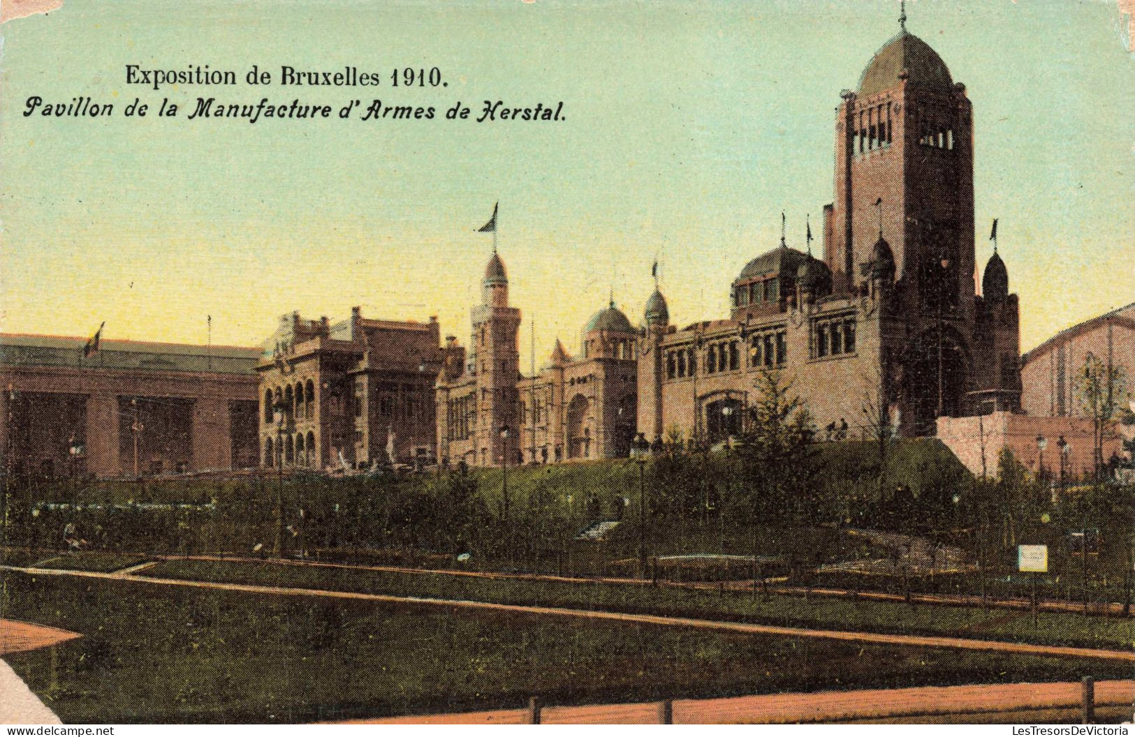 BELGIQUE - Bruxelles - Pavillon De La Manufacture D'Armes De Herstal - Colorisé - Carte Postale Ancienne - Weltausstellungen