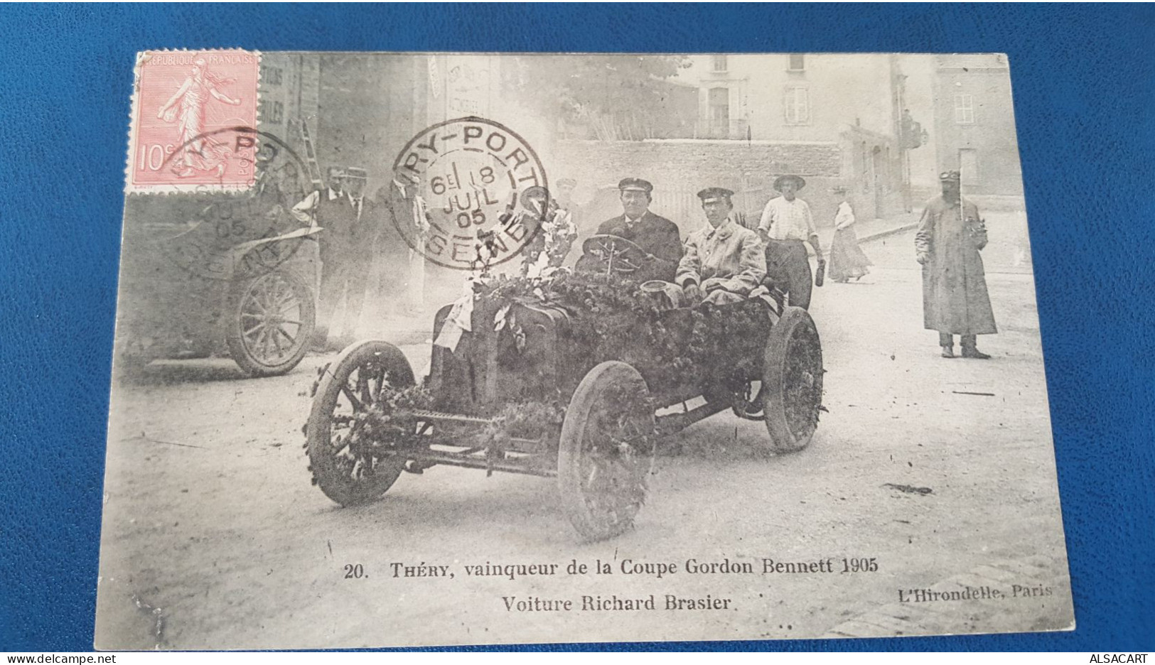 Théry , Vainqueur De La Coupe Gordon Bennett 1905 , Voiture Richard Brasier - Other & Unclassified