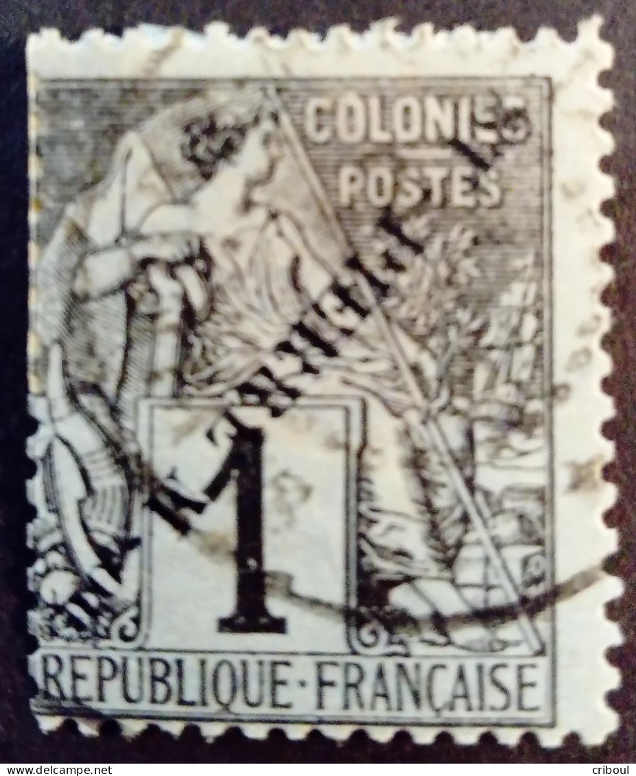 Saint Pierre Et Miquelon 1891 Surcharge Renversée Overprinted Inverted ST-PIERRE M-on Yvert 18 (A) O Used - Oddities On Stamps