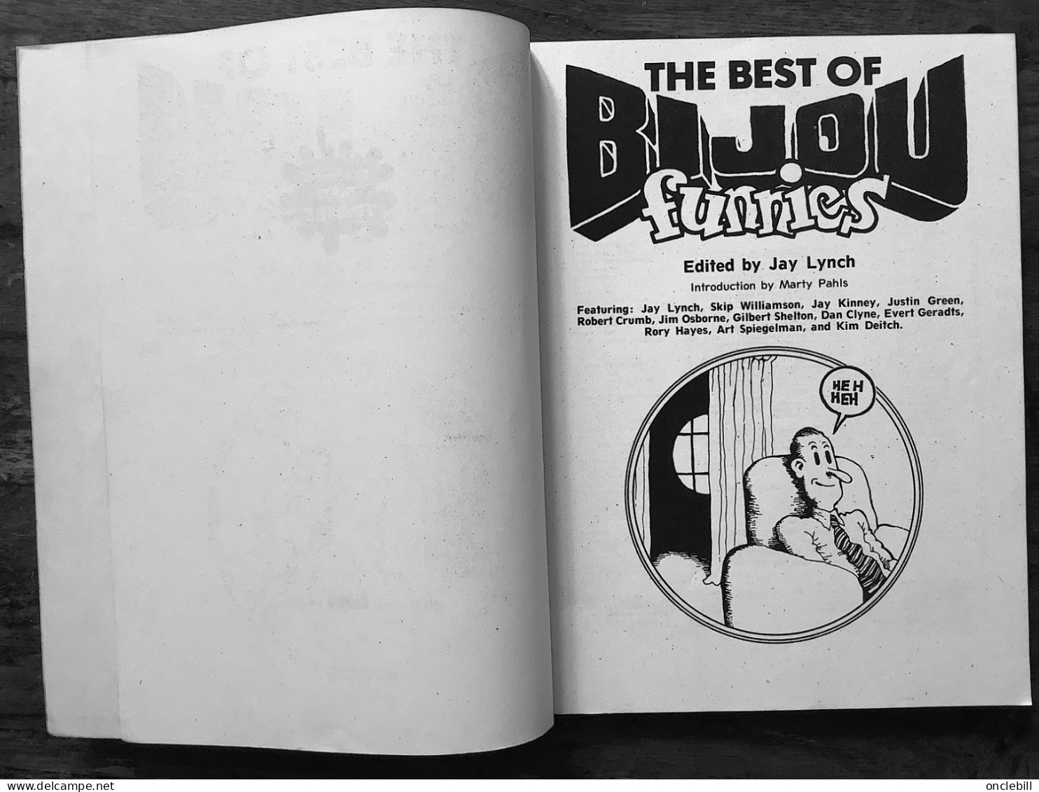 BIJOU FUNNIES The Best Of 1975 Crumb Lynch Shelton Spigelman Hayes état Superbe - Andere Uitgevers