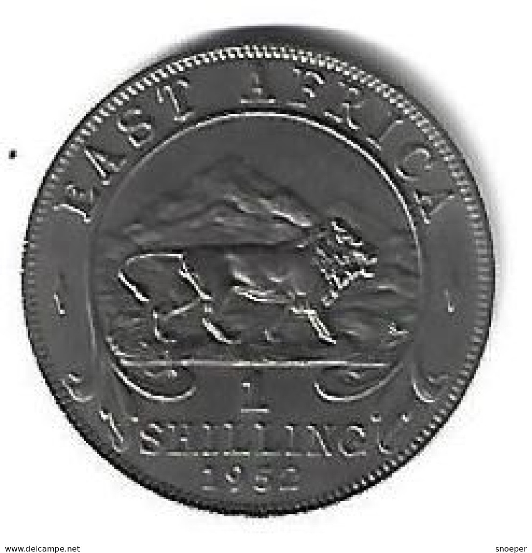 *east Africa 1 Shilling  1952  Km 31   Xf - Britse Kolonie