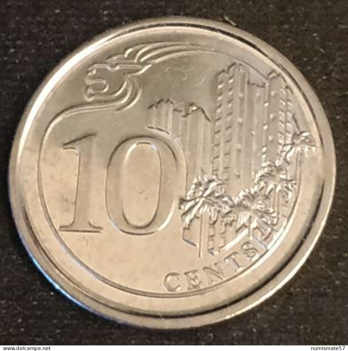 SINGAPOUR - SINGAPORE - 10 CENTS 2013 - KM 346 - Singapur