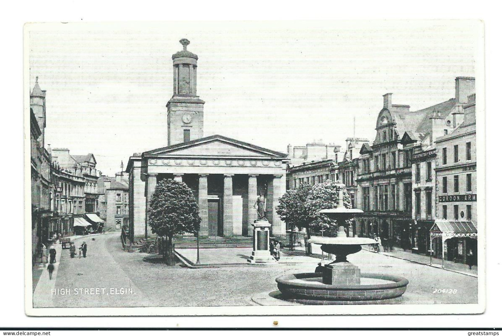 Scotland Postcard Moray Elgin Silveresque Unused - Moray