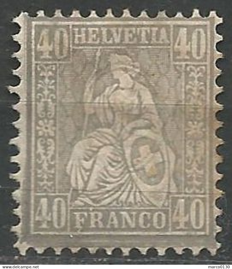 SUISSE  N° 55 NEUF Sans Gomme - Unused Stamps
