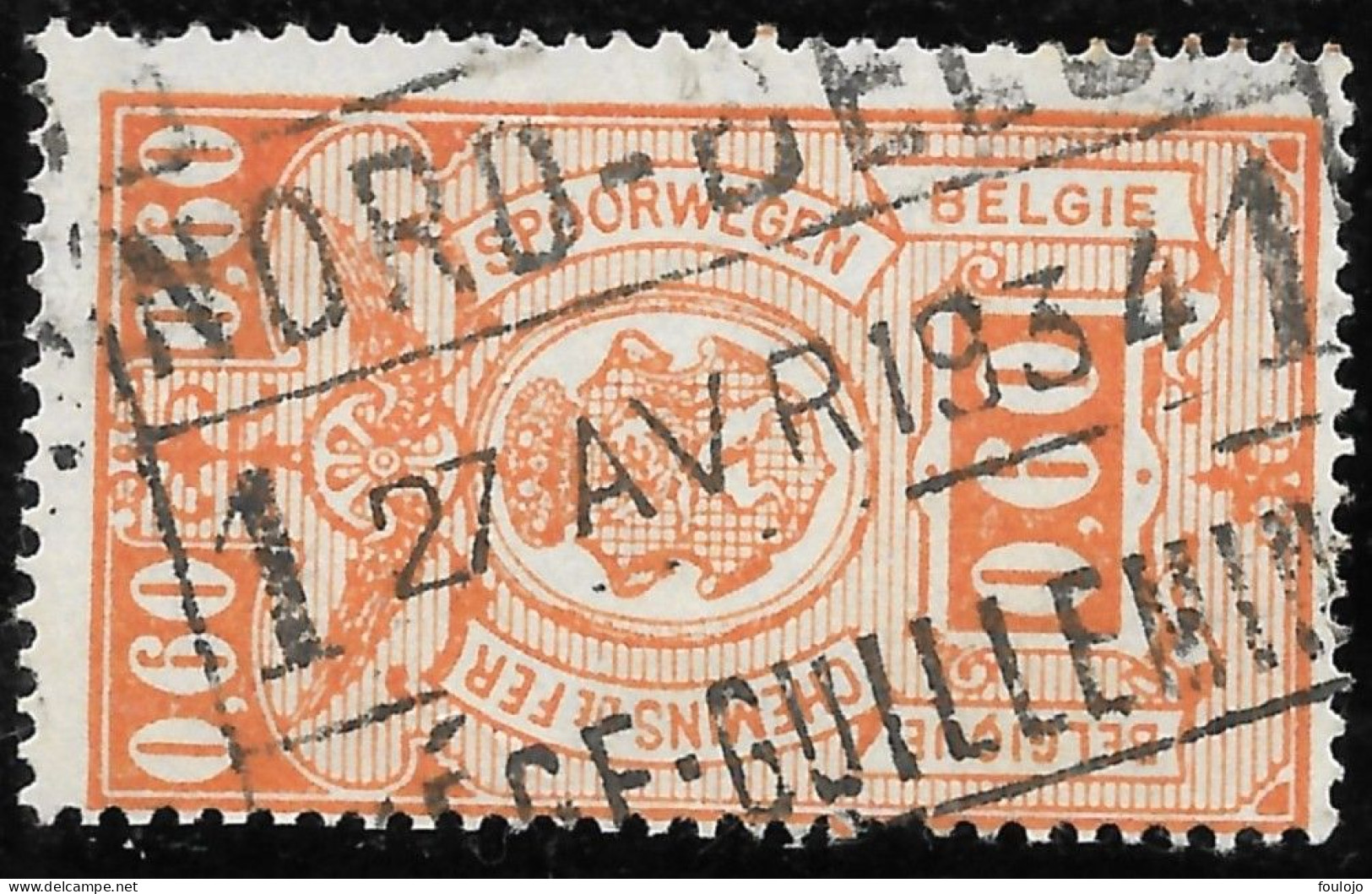 TR142 Oblit. Nord-belge Liège-Guillemins I Le 27 Avr 1934  (Alb Vert Lot 16) - Documents & Fragments