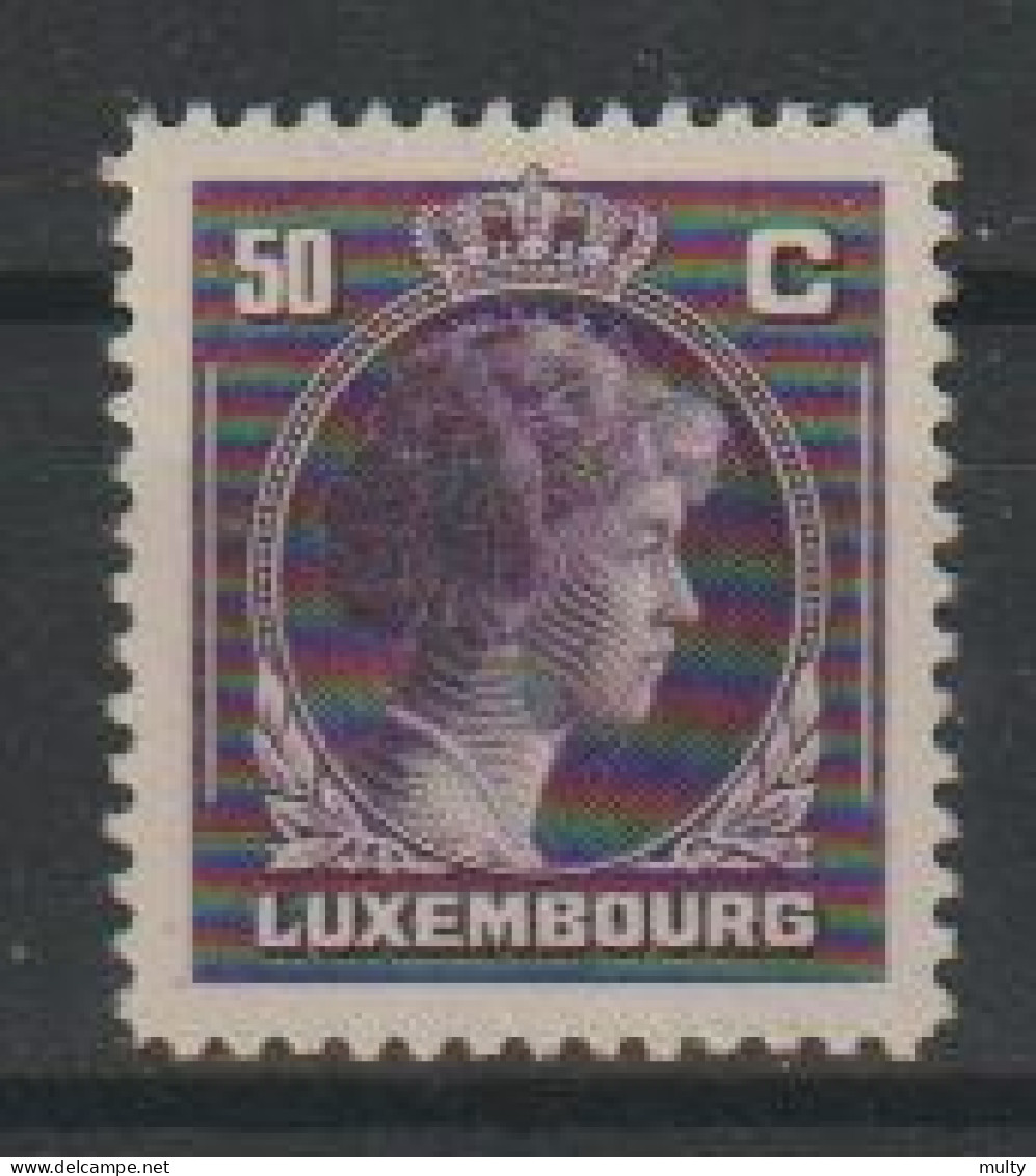 Luxemburg Y/T 341 * MH - 1944 Charlotte Di Profilo Destro