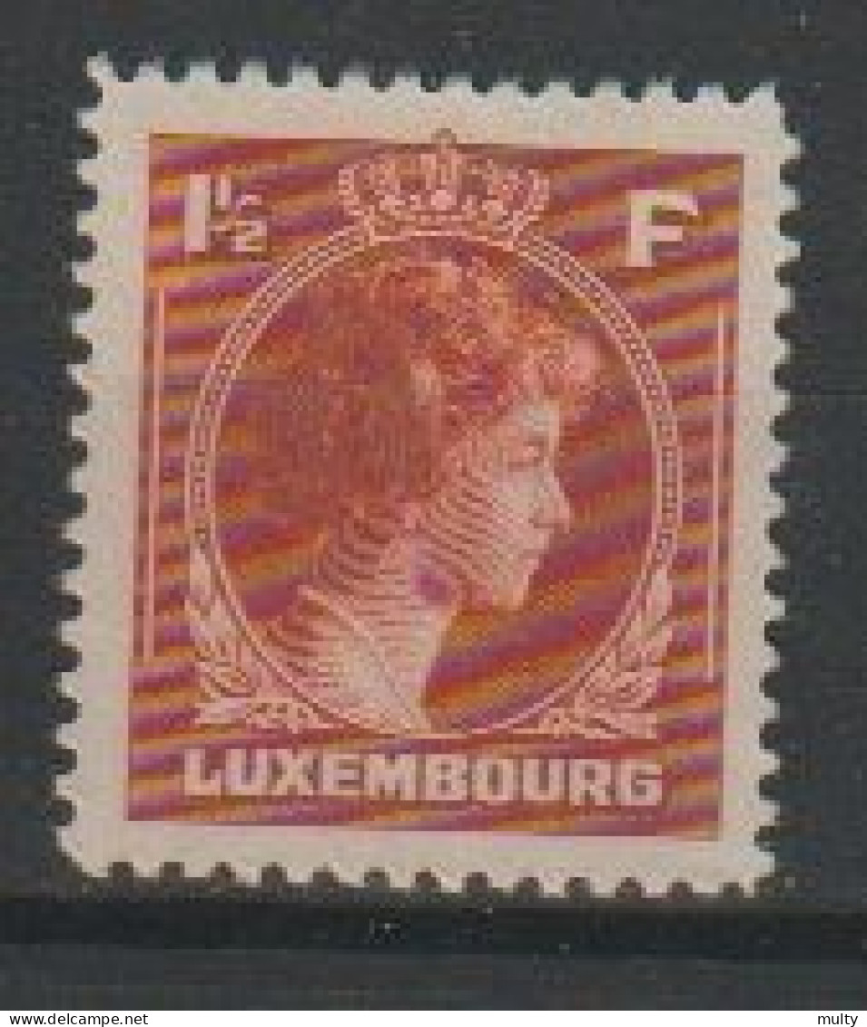 Luxemburg Y/T 347 * MH - 1944 Charlotte Rechtsprofil