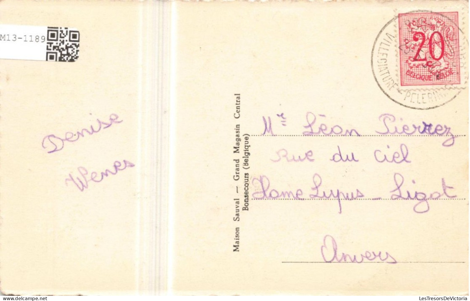 FRANCE - Bonsecours - Intérieur De La Basilique - Carte Postale Ancienne - Bonsecours