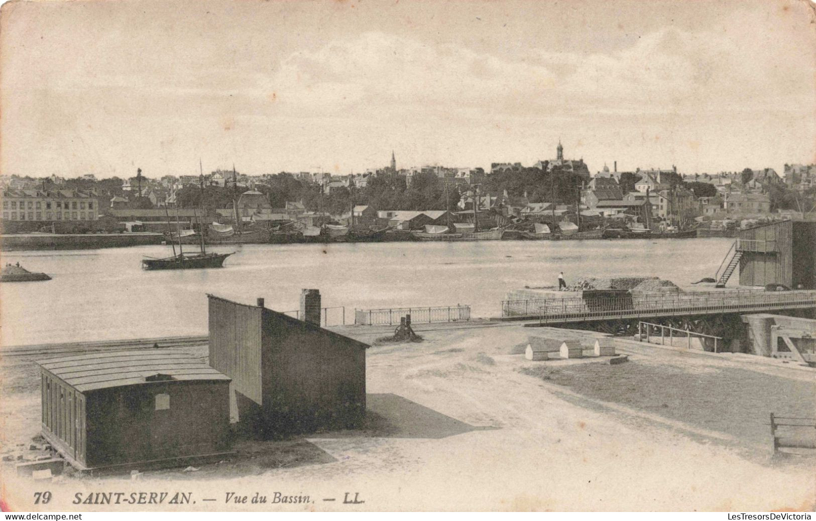 FRANCE - Saint Servan - Vue Du Bassin - LL - Carte Postale Ancienne - Saint Servan