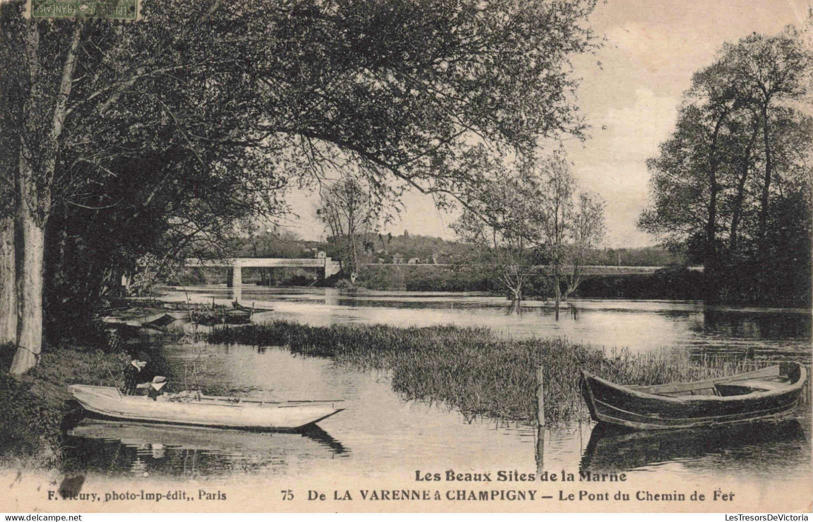 FRANCE - De La Varenne à Champigny - Le Pont Du Chemin De Fer - Carte Postale Ancienne - Champigny Sur Marne