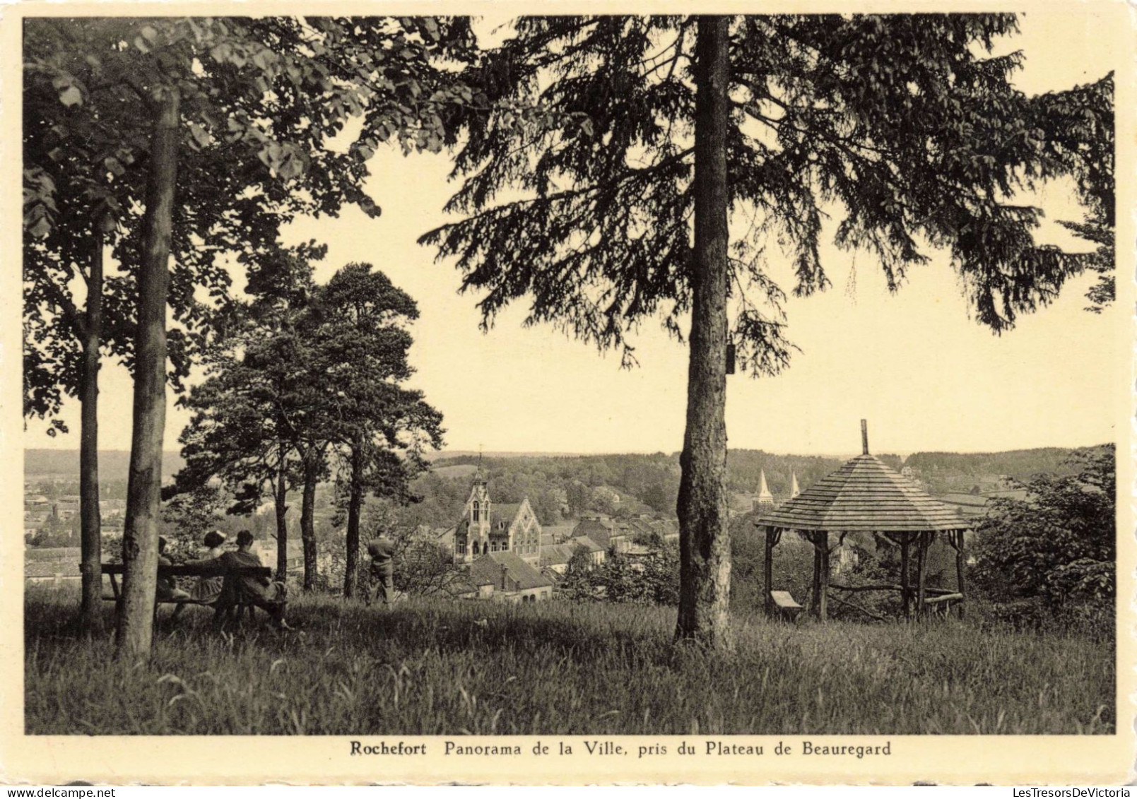 BELGIQUE - Rochefort - Panorama De La Ville - Pris Du Plateau De Beauregard - Carte Postale Ancienne - Rochefort