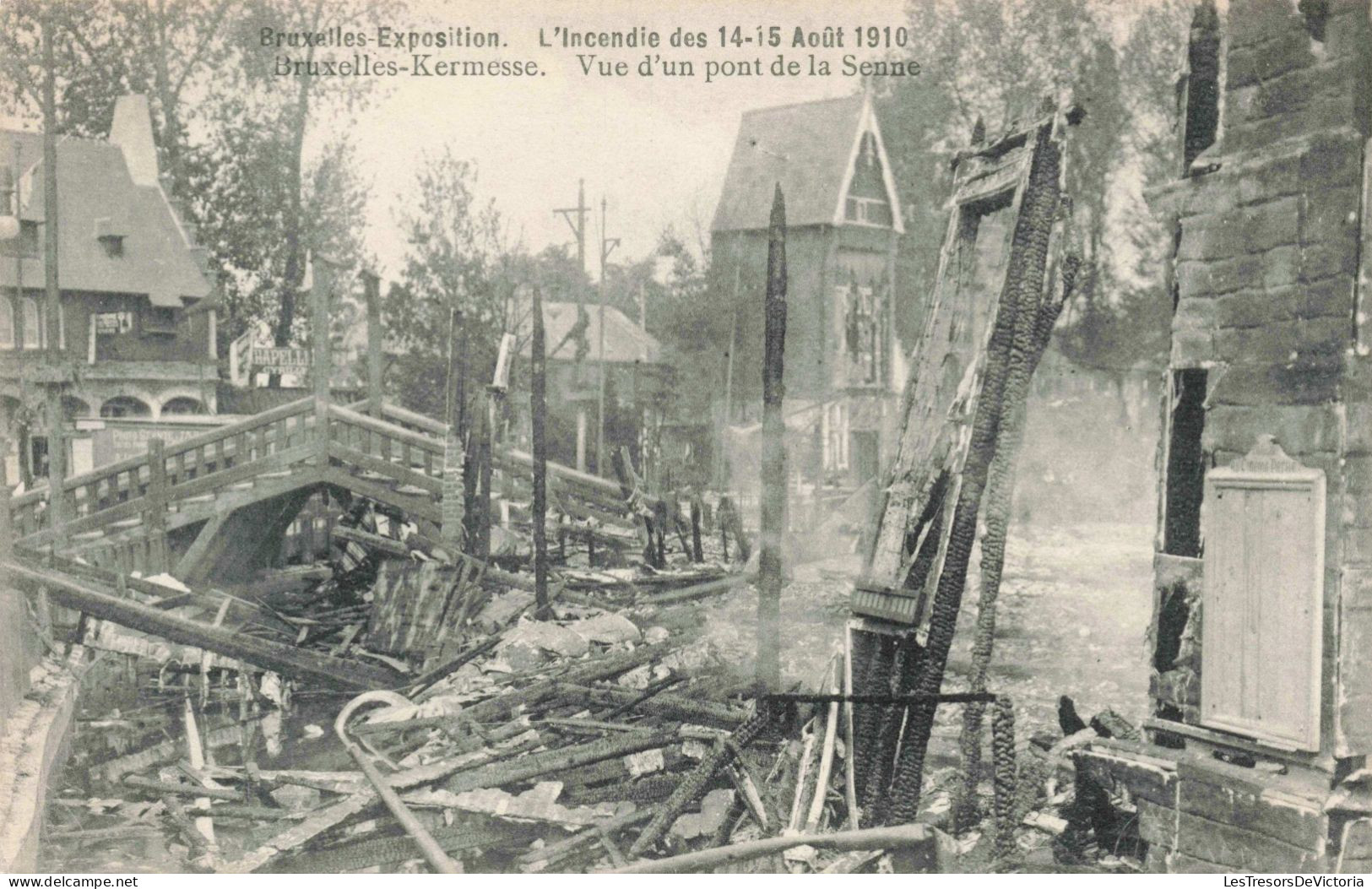 BELGIQUE - Bruxelles - Panorama De Bruxelles Kermesse - Vue D'un Pont De La Senne - Carte Postale Ancienne - Marktpleinen, Pleinen