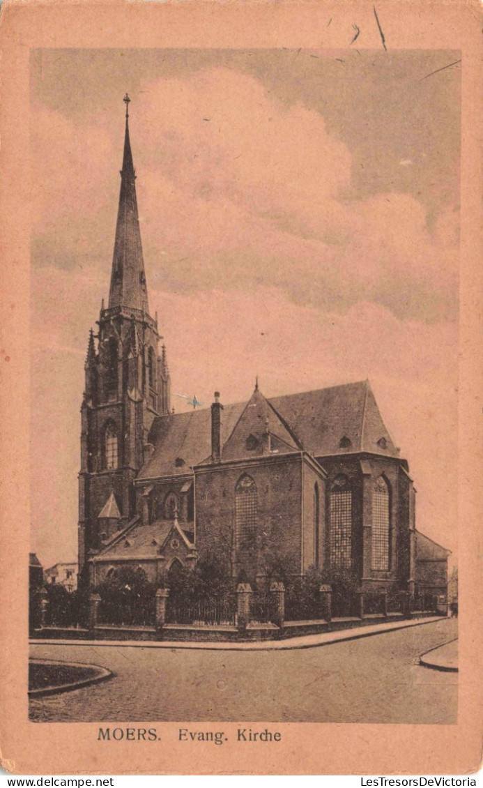 ALLEMAGNE - Moers  - Evang - Église - Carte Postale Ancienne - Moers