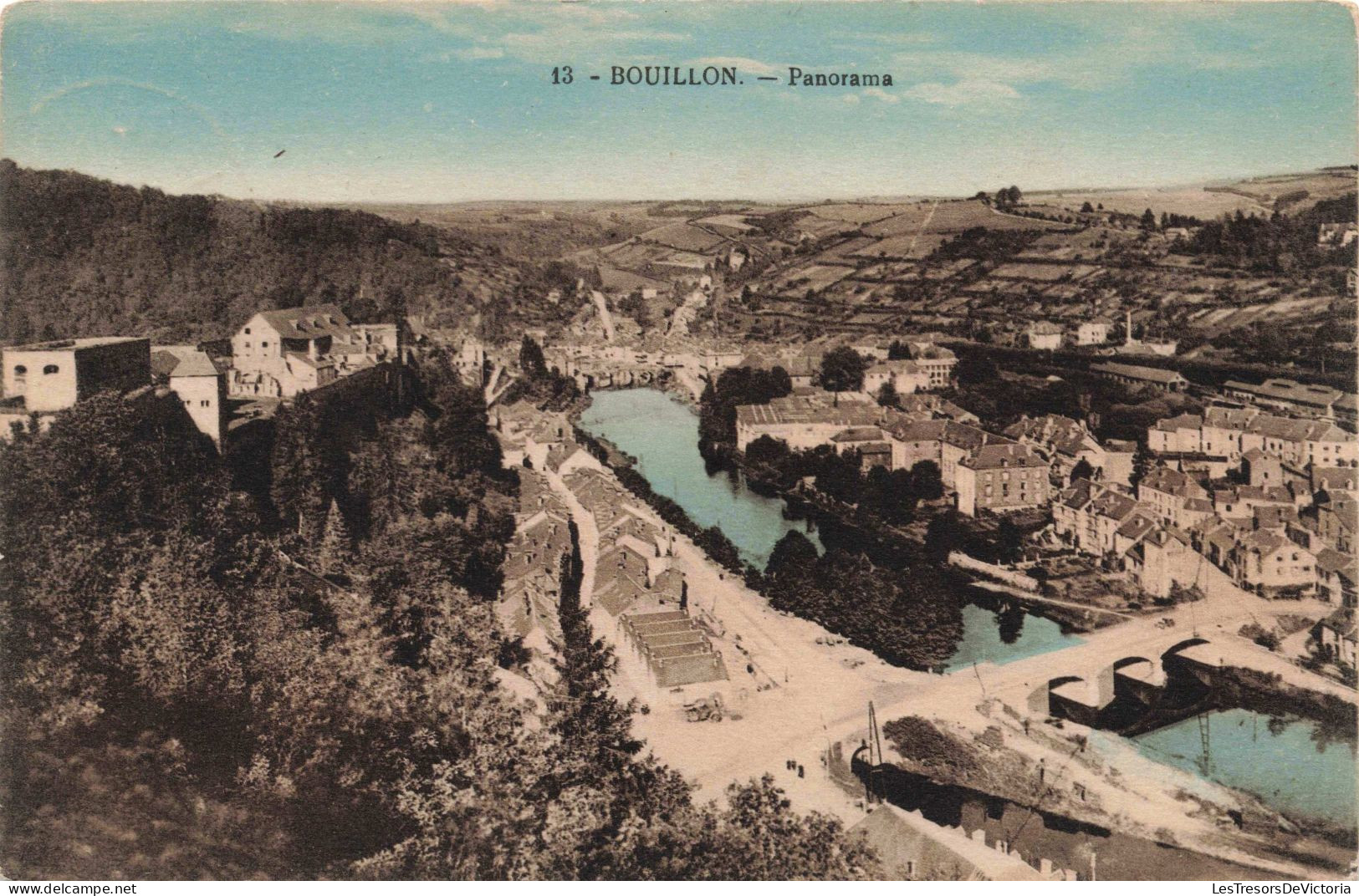 BELGIQUE - Bouillon - Panorama - Colorisé - Carte Postale Ancienne - Bouillon