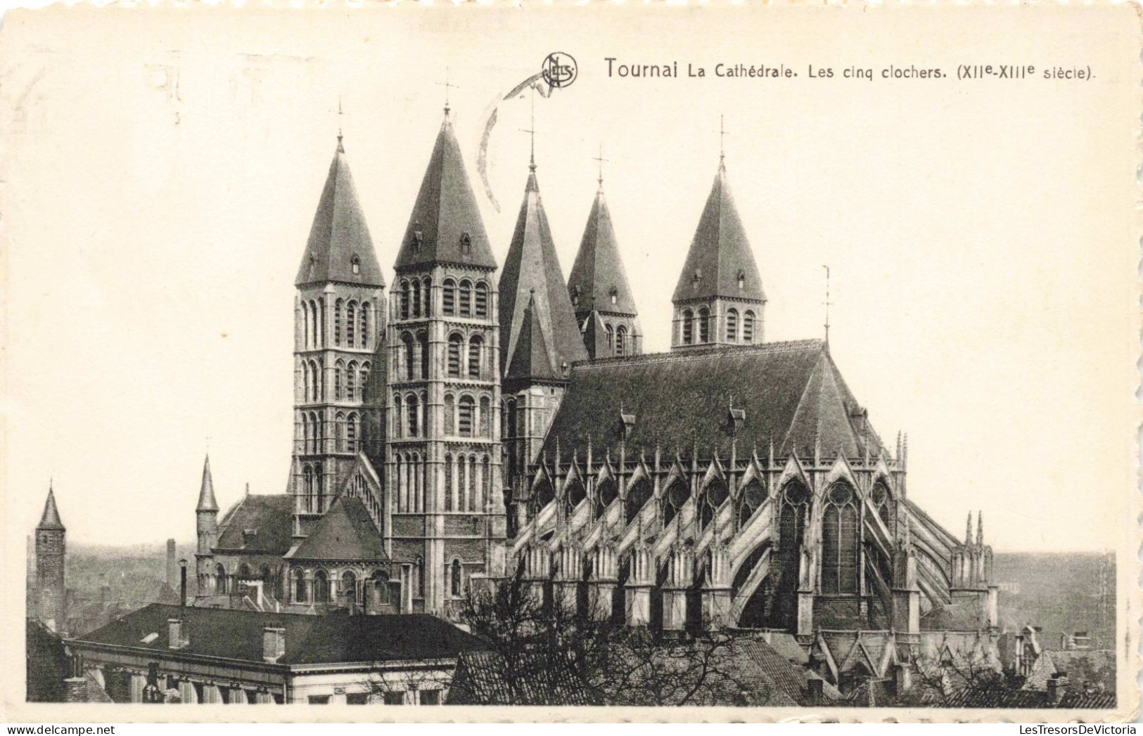 BELGIQUE - Tournai - La Cathédrale - Les Cinq Clochers - Carte Postale Ancienne - Tournai
