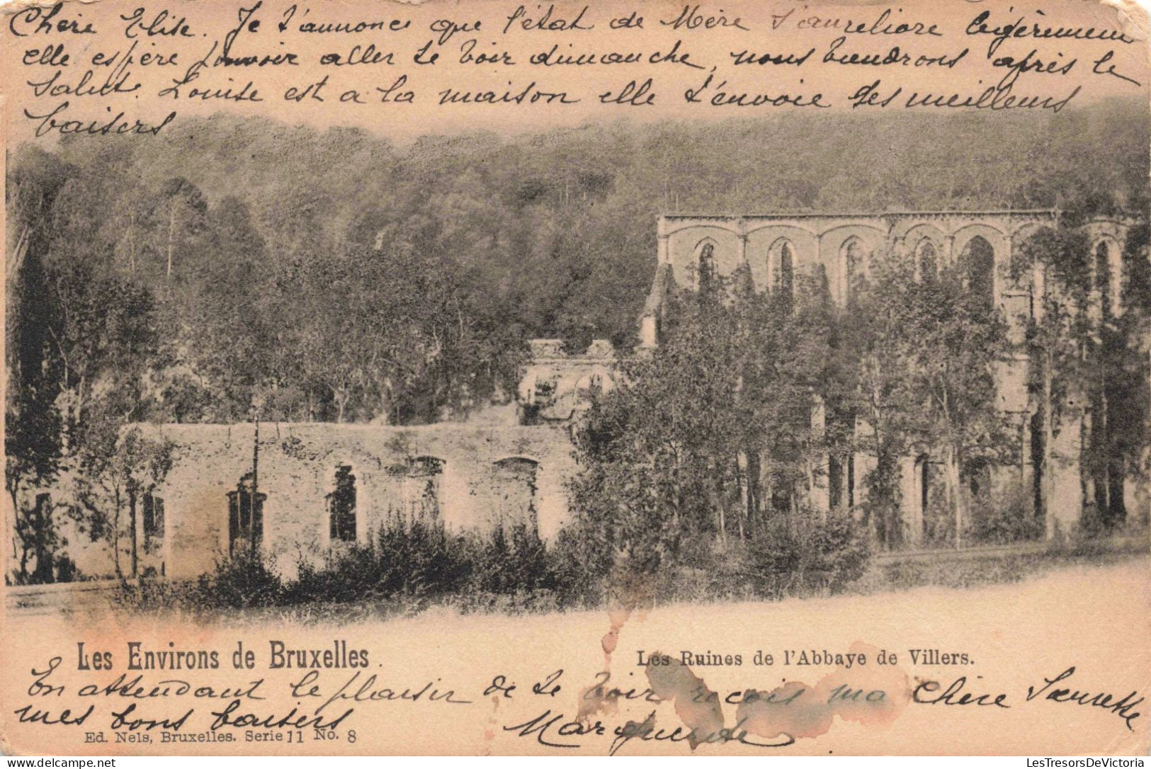 BELGIQUE - Bruxelles - Les Ruines De L'Abbaye De Villers - Carte Postale Ancienne - Monuments