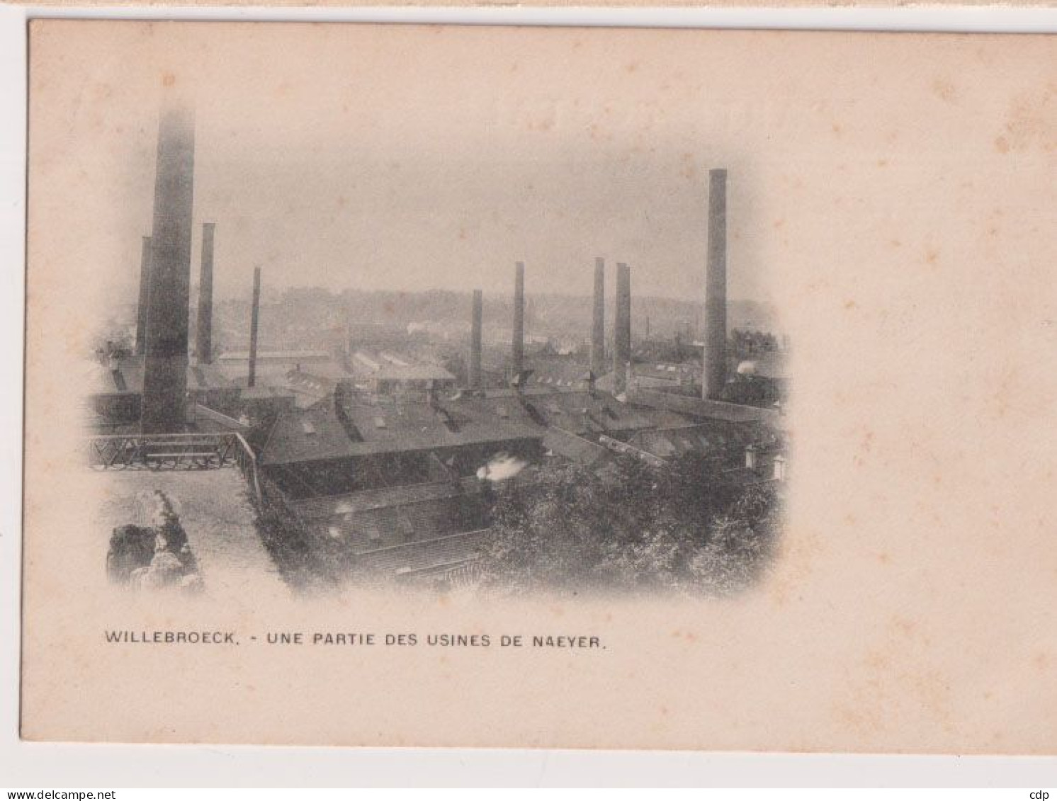 Cpa Willebroeck  1901   Usines - Willebroek