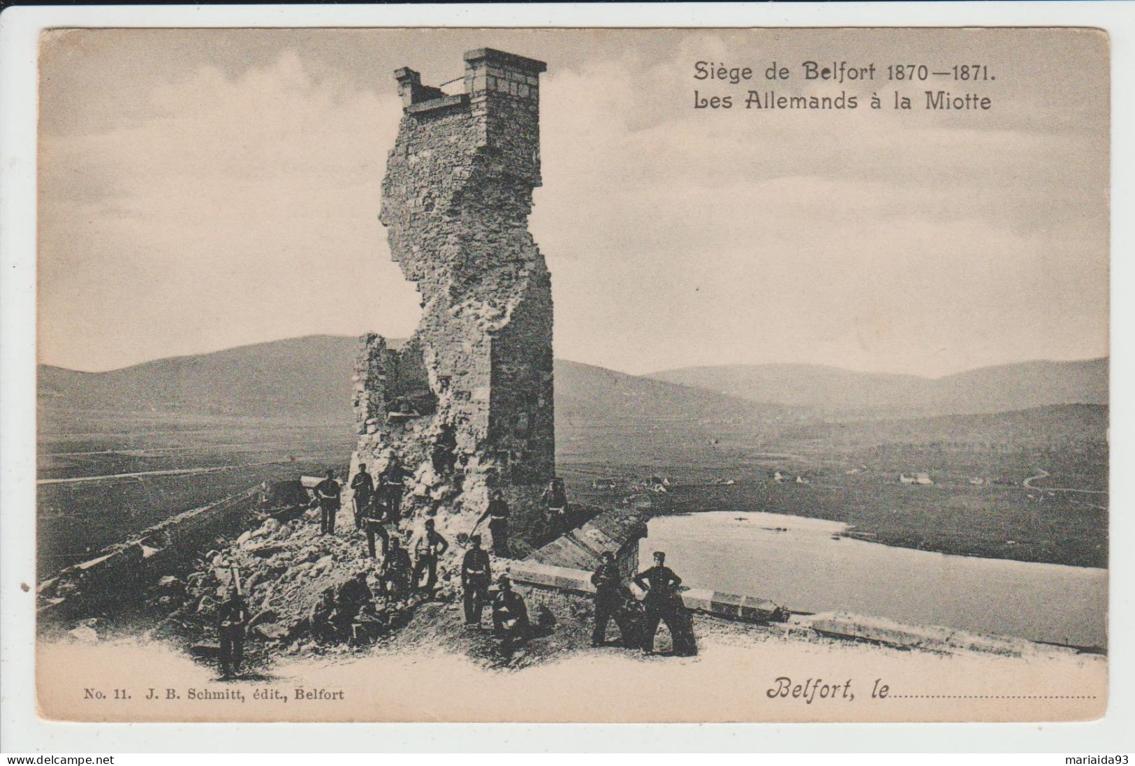 BELFORT - TERRITOIRE DE BELFORT - SIEGE DE BELFORT - 1870-1871 - LES ALLEMANDS A LA MIOTTE - Belfort – Siège De Belfort